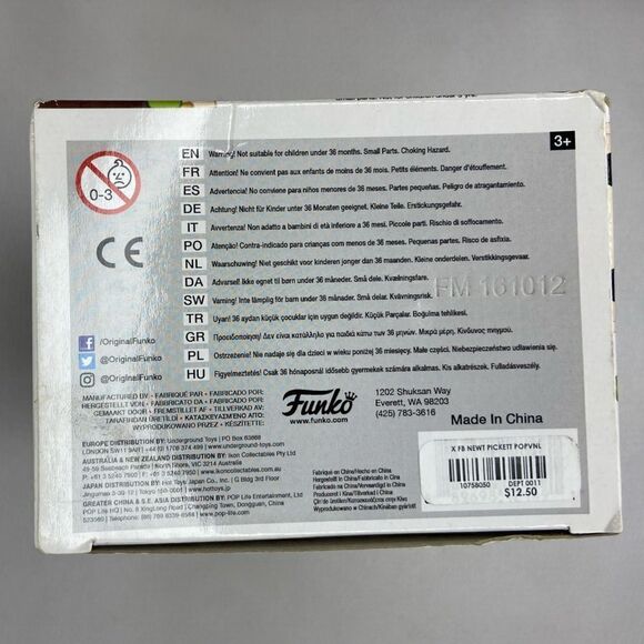 NWB Funko Pop! Fantastic Beasts Newt Scamander & Pickett 10 Hot Topic 2016 - Picture 4 of 8